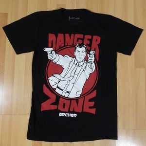 Archer Danger Zone T Shirt Hot Topic